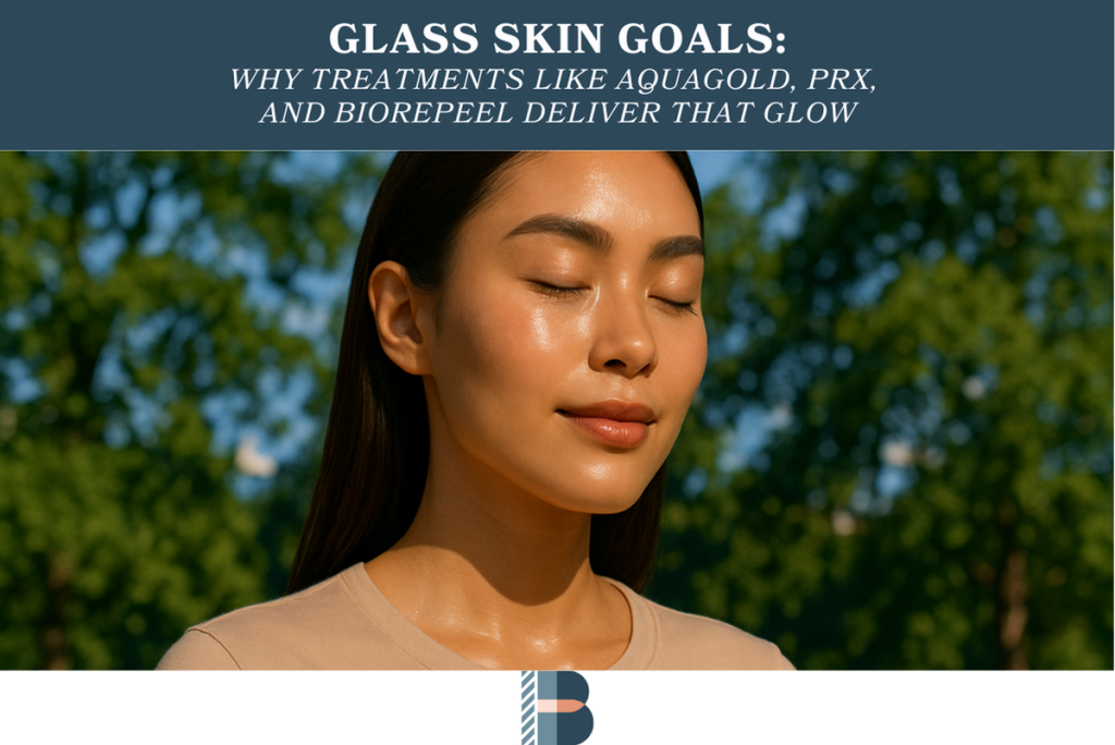 Glass Skin Goals Why Treatments Like AquaGold, PRX, and BioRePeel Deliver That Glow